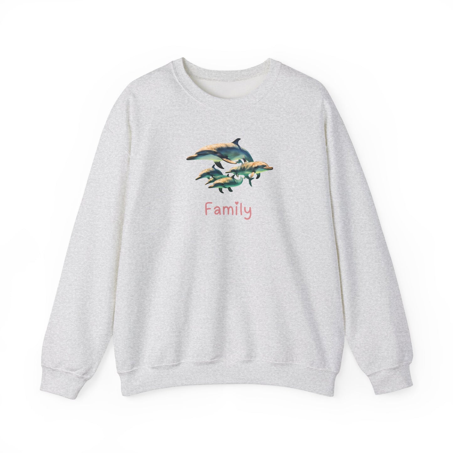 Dolphin Family Unisex Crewneck Sweatshirt