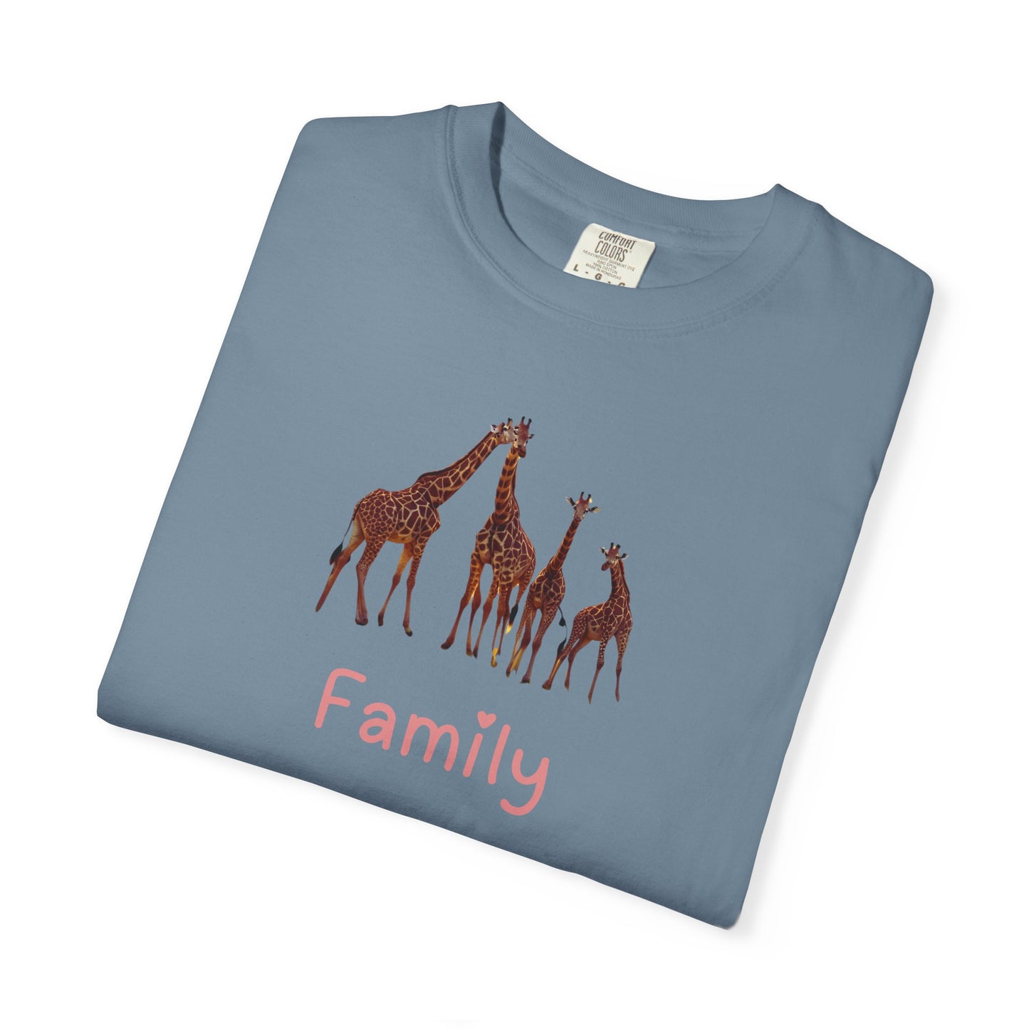 Family Giraffe Unisex T-Shirt - Cute Animal Graphic Tee