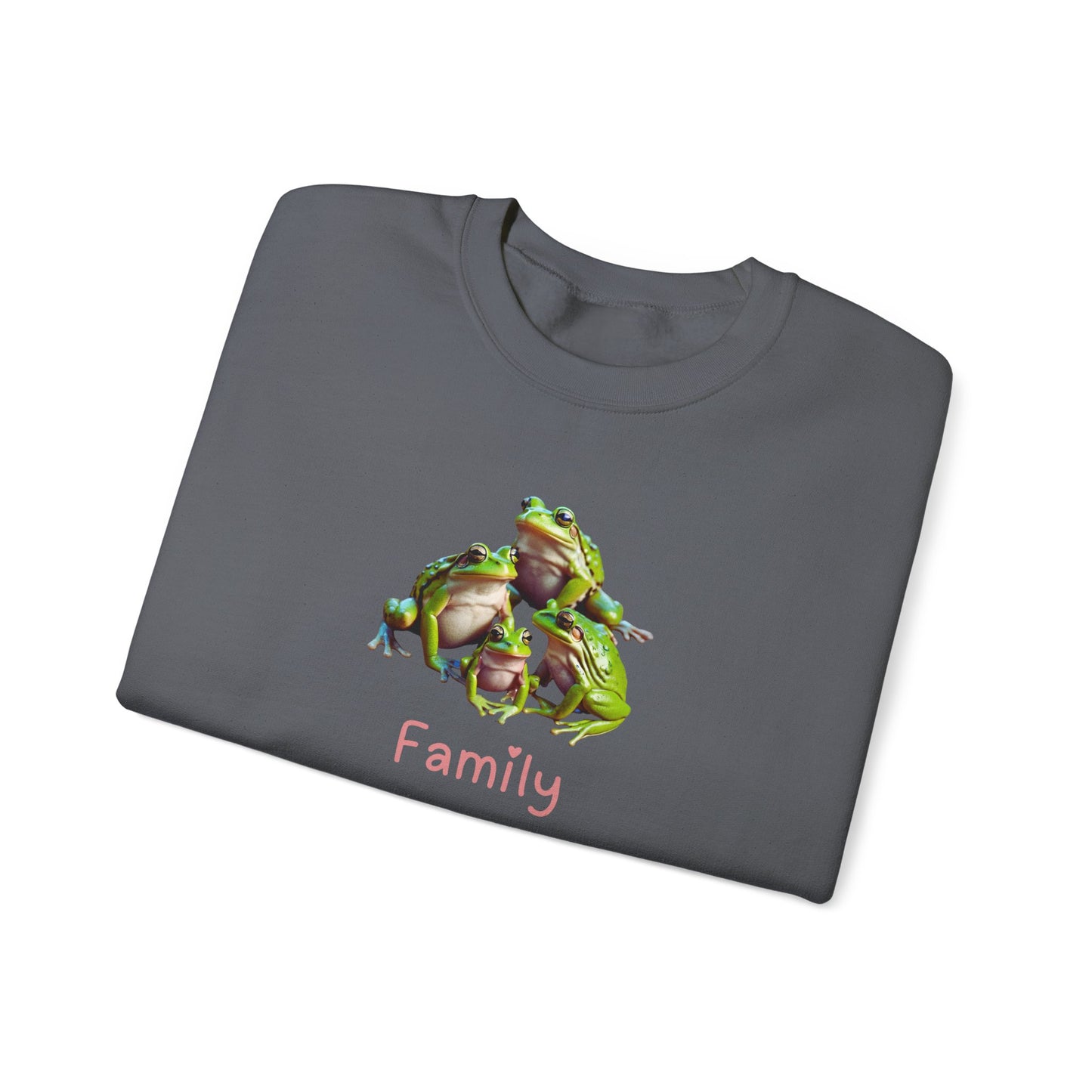 Frog Family Unisex Crewneck Sweatshirt