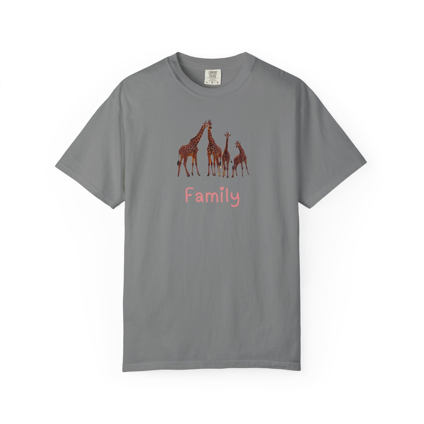 Family Giraffe Unisex T-Shirt - Cute Animal Graphic Tee