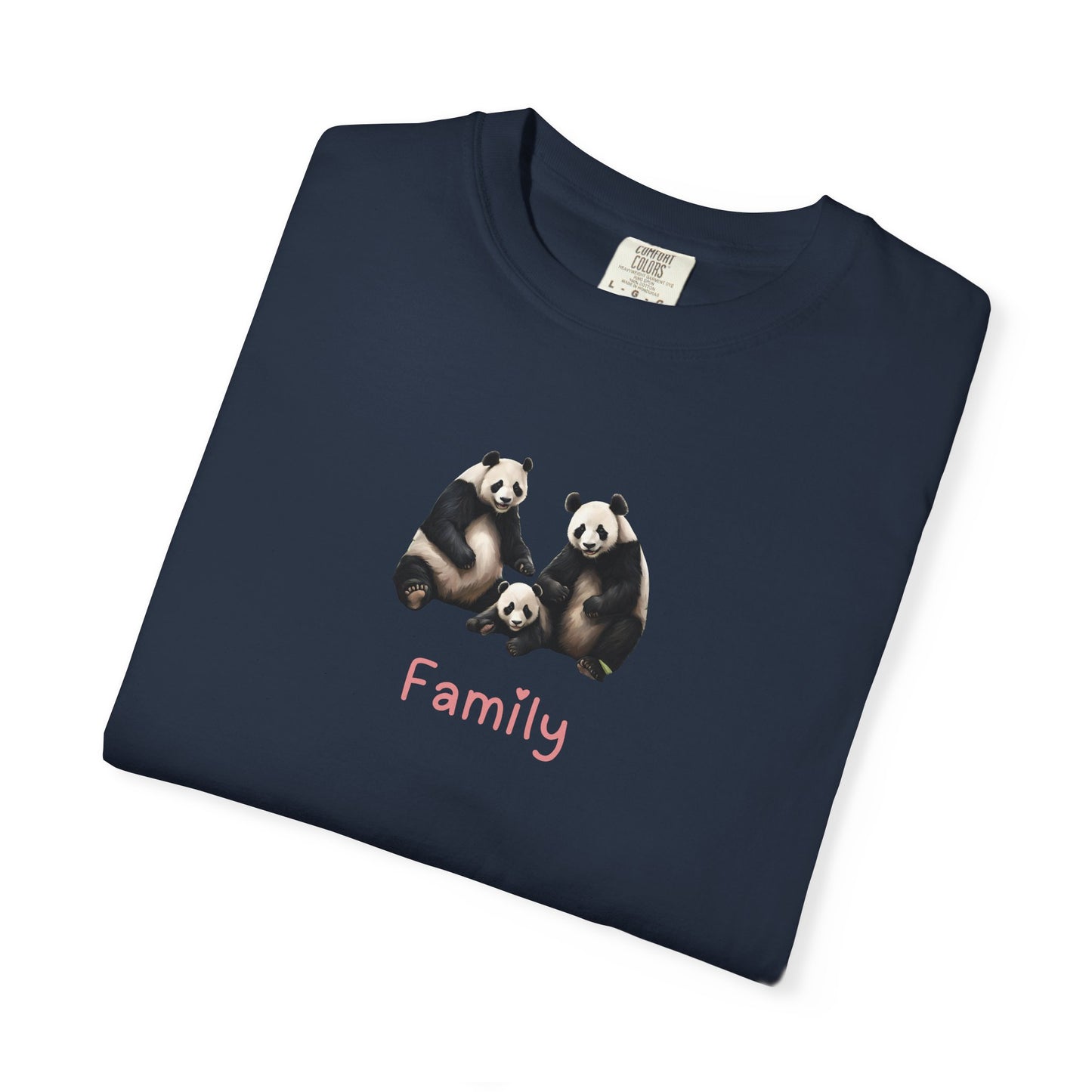 Panda Family Unisex T Shirt