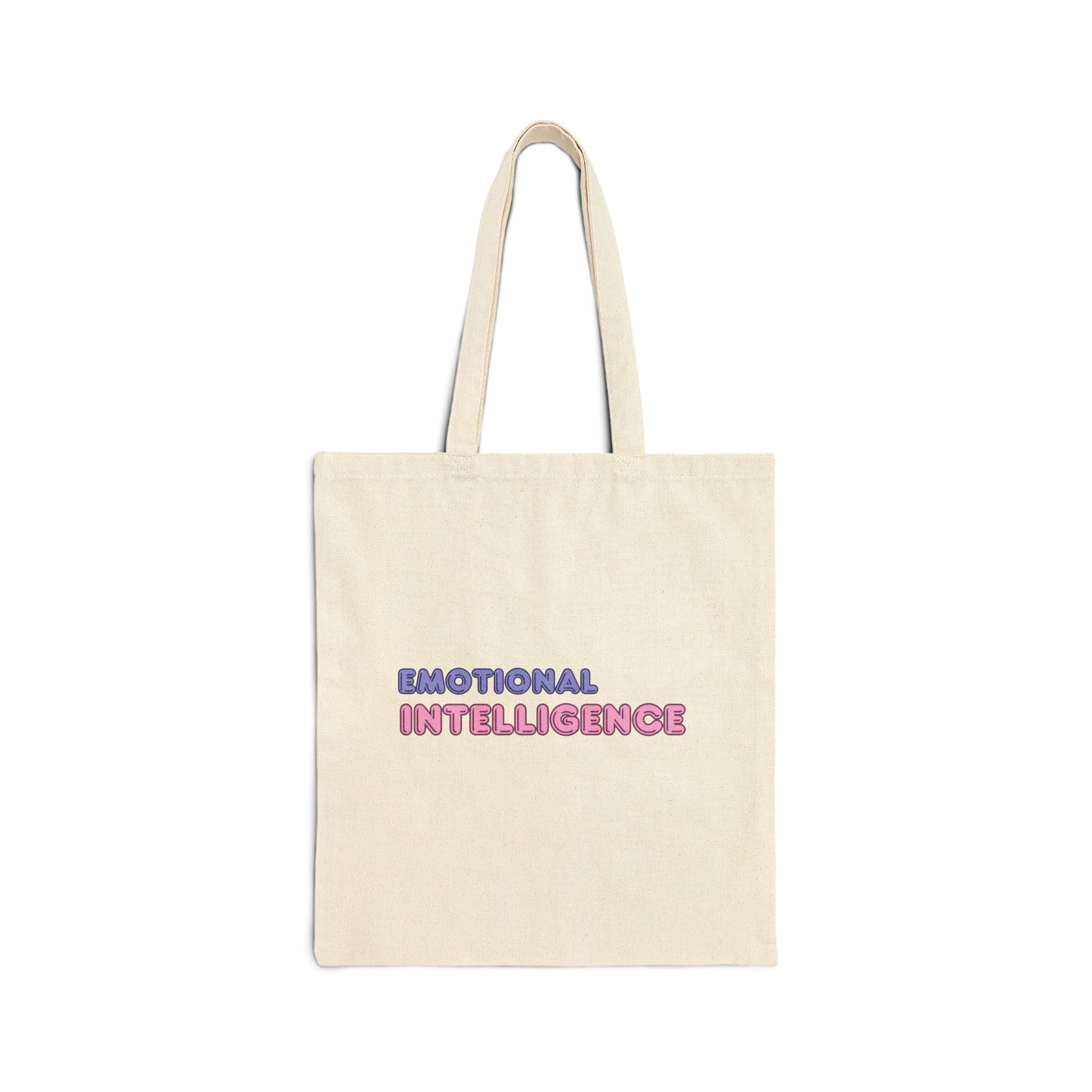 Emotional Intelligence Cotton Canvas Tote Bag