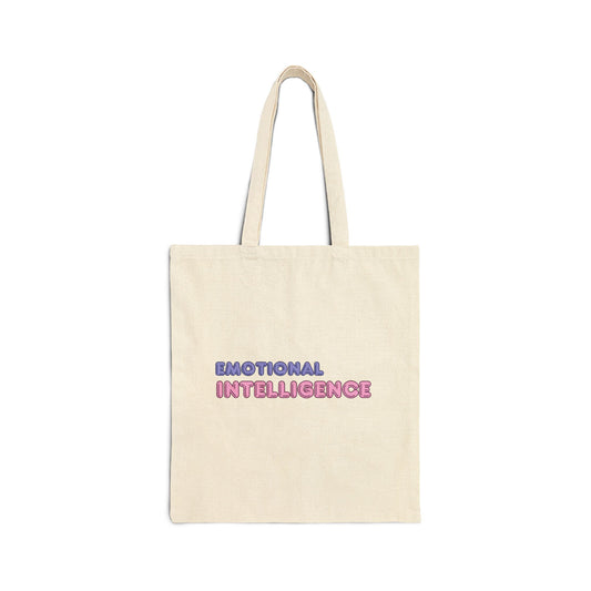 Emotional Intelligence Cotton Canvas Tote Bag