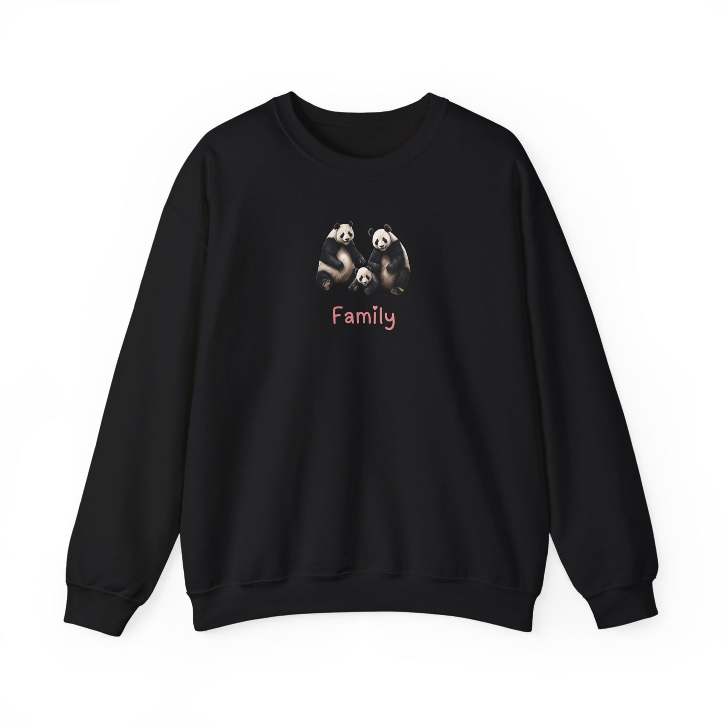 Panda Family Unisex Crewneck Sweatshirt