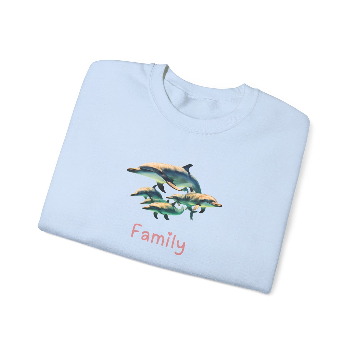 Dolphin Family Unisex Crewneck Sweatshirt