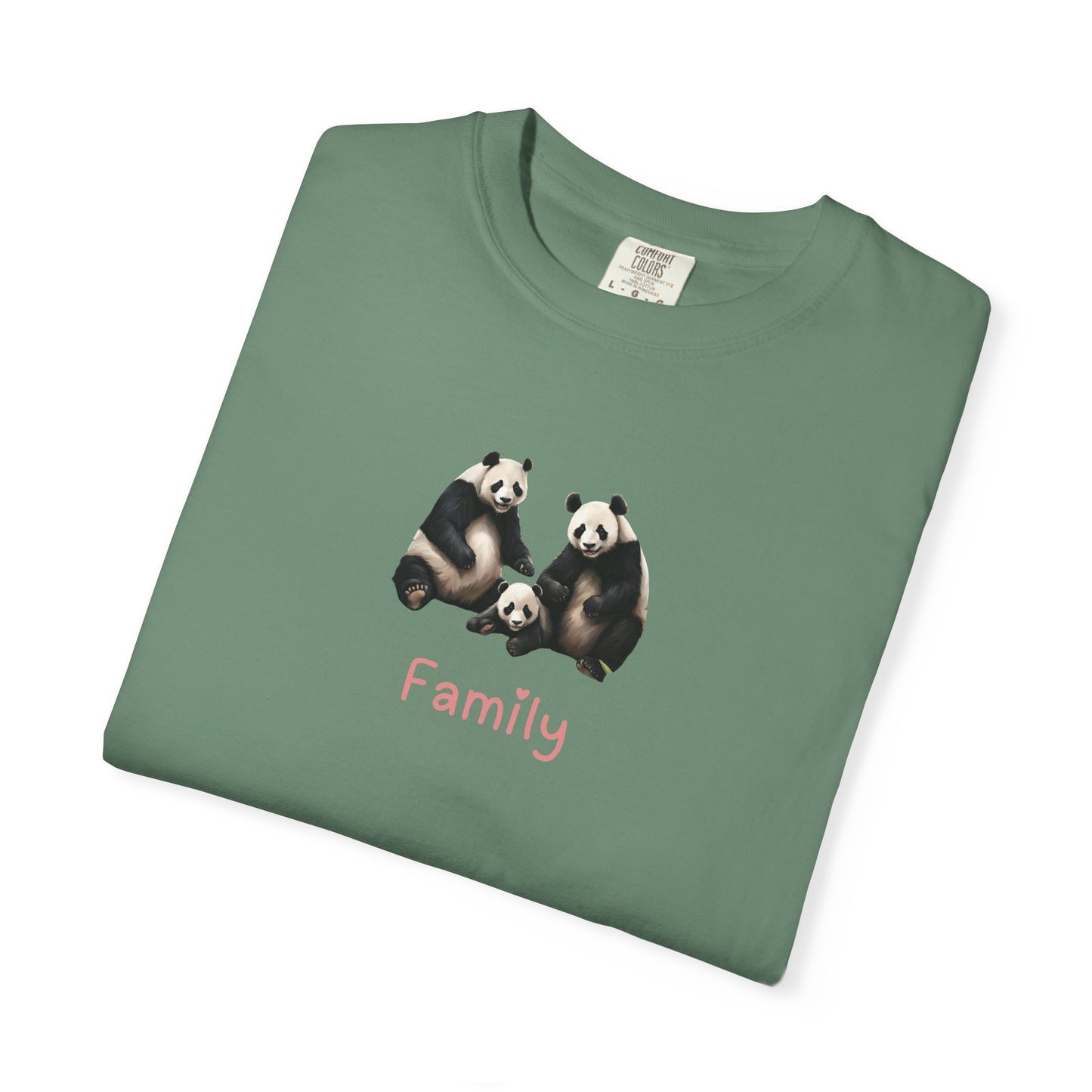Panda Family Unisex T Shirt