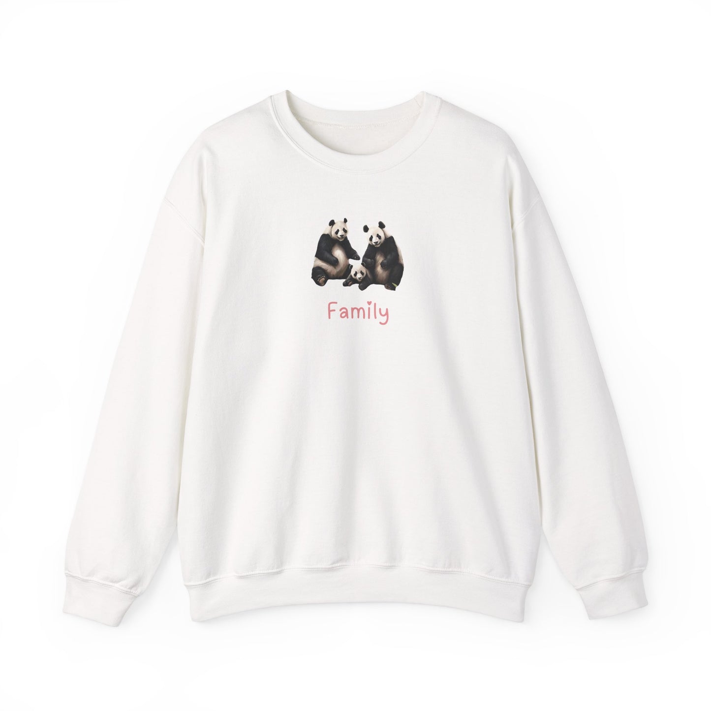Panda Family Unisex Crewneck Sweatshirt