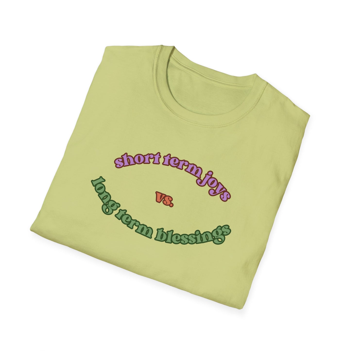 Short Term vs Long Term Unisex Soft T-Shirt