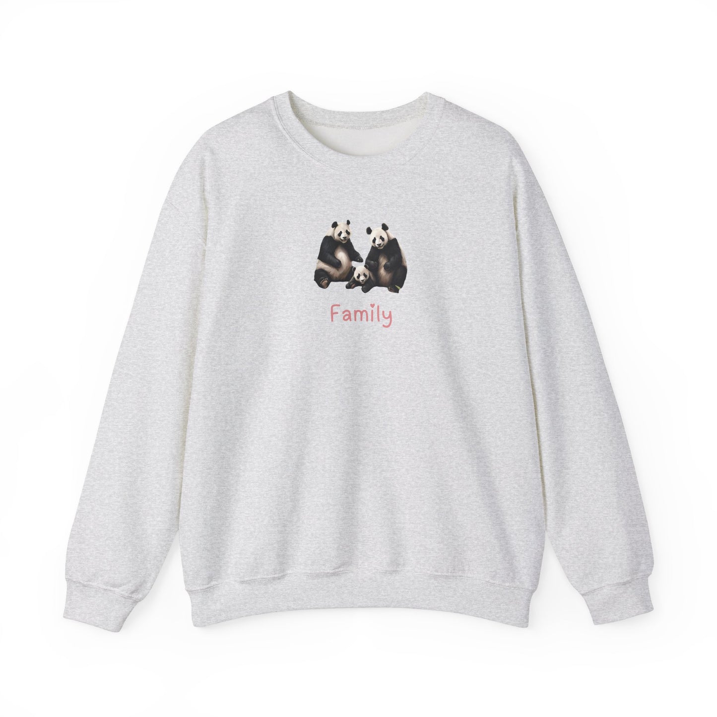 Panda Family Unisex Crewneck Sweatshirt