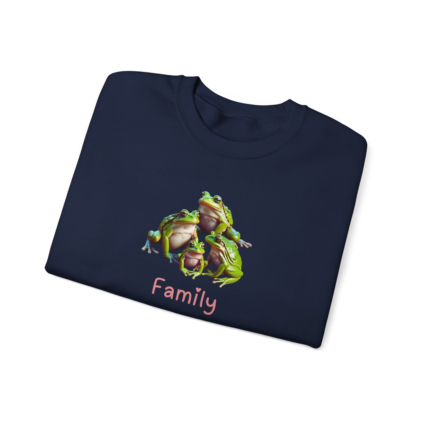 Frog Family Unisex Crewneck Sweatshirt