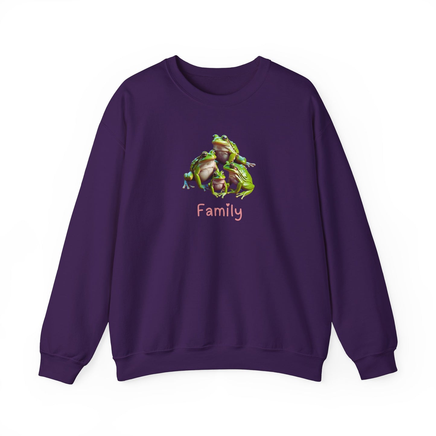 Frog Family Unisex Crewneck Sweatshirt