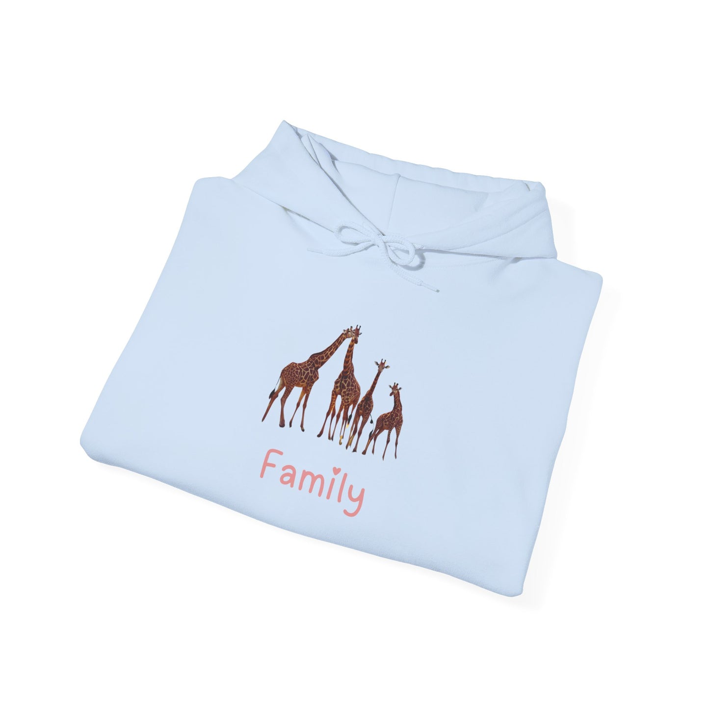 Family Giraffe Unisex Hooded Sweatshirt