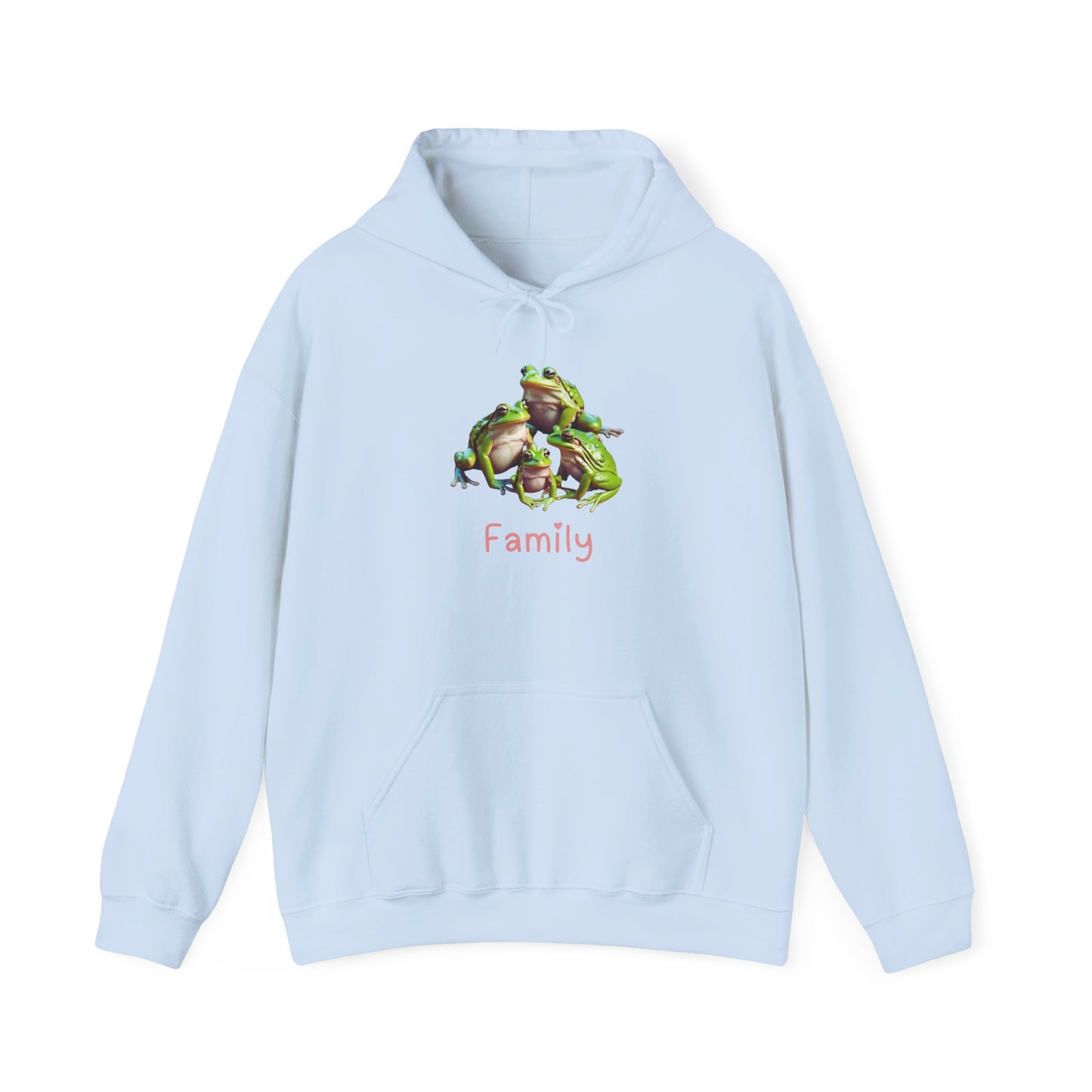Frog Family Unisex Hooded Sweatshirt