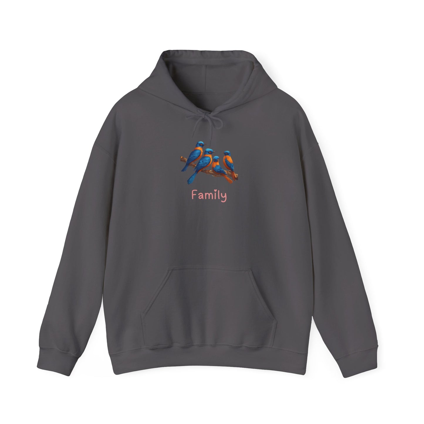 Bird Family Unisex Hooded Sweatshirt