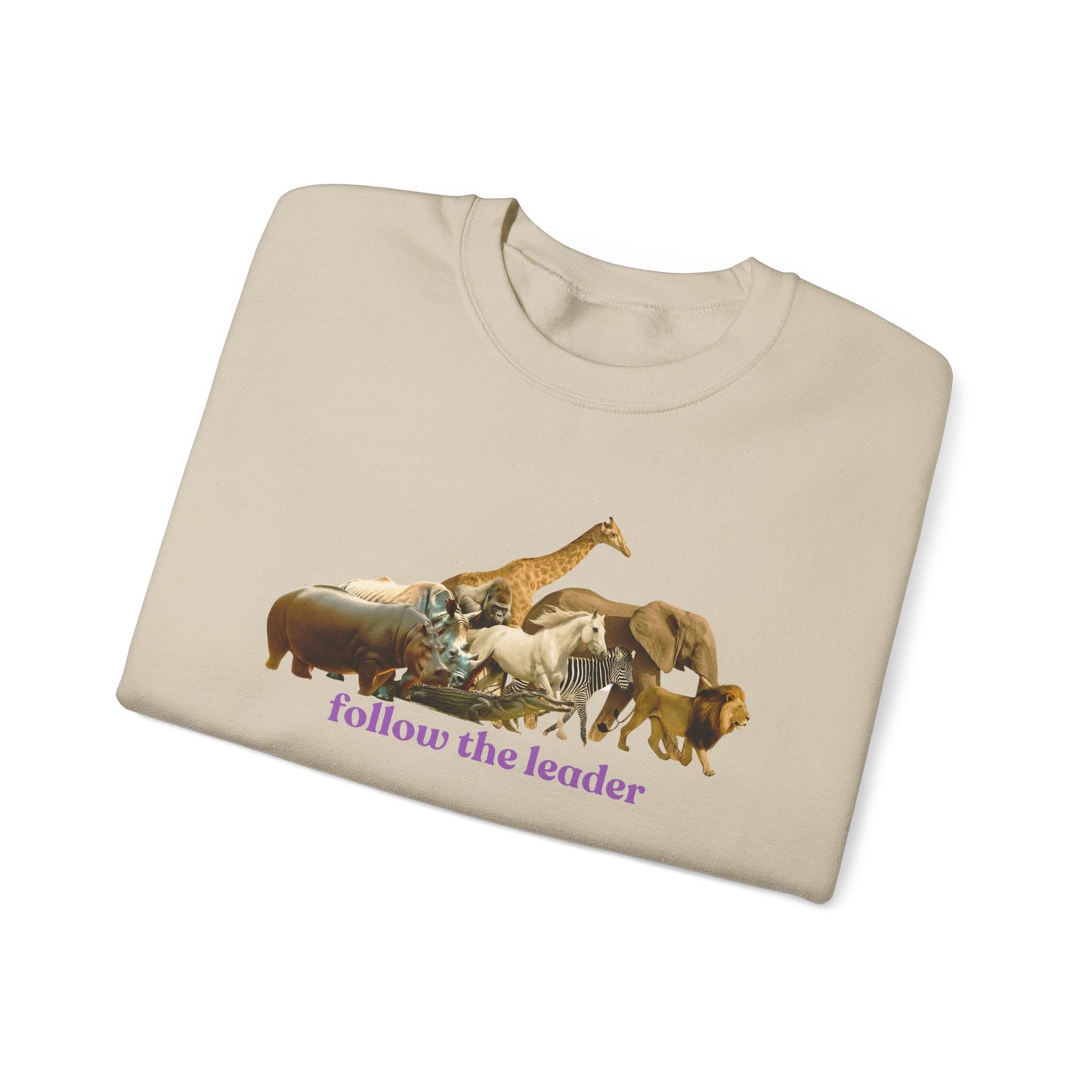 Follow  The Leader Unisex Heavy Blend Crewneck Sweatshirt