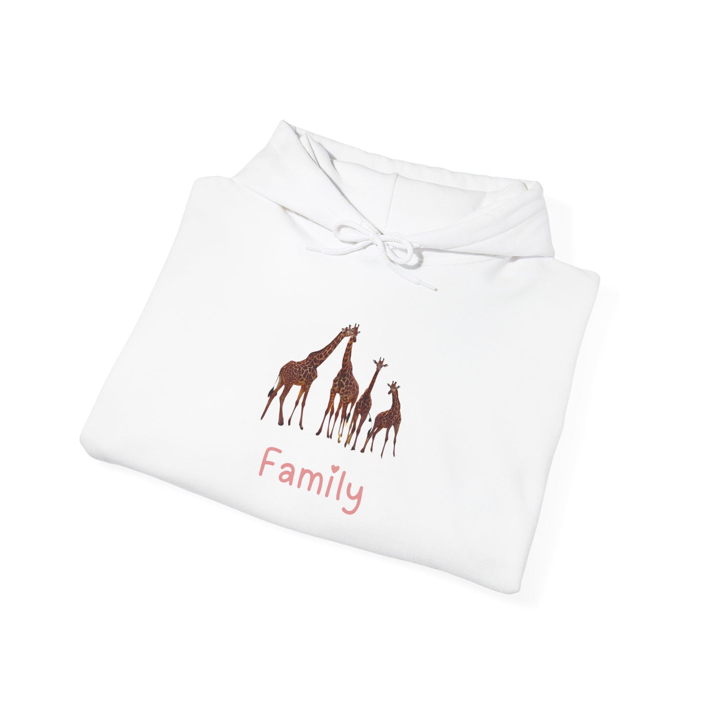 Family Giraffe Unisex Hooded Sweatshirt