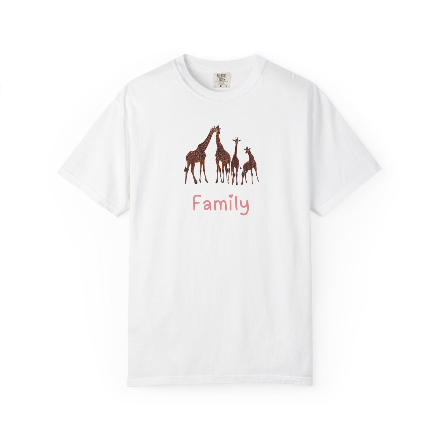 Family Giraffe Unisex T-Shirt - Cute Animal Graphic Tee
