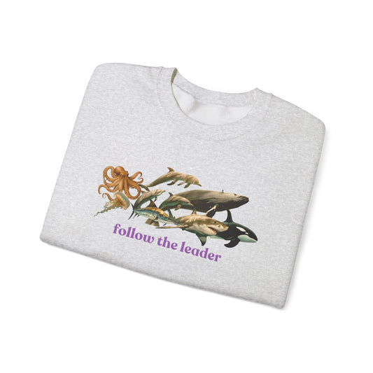 Follow the Leader Unisex Heavy Blend Crewneck Sweatshirt