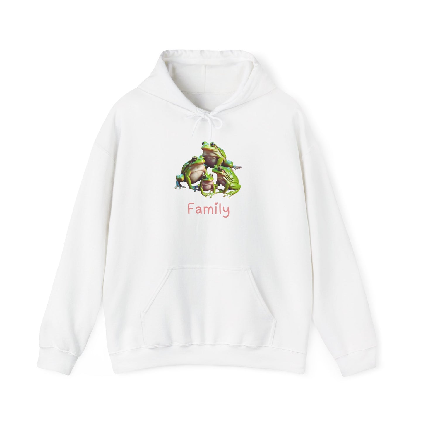 Frog Family Unisex Hooded Sweatshirt