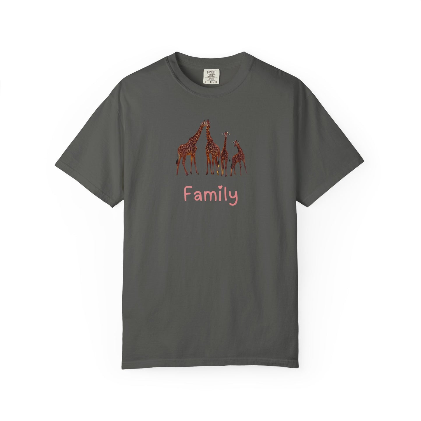 Family Giraffe Unisex T-Shirt - Cute Animal Graphic Tee