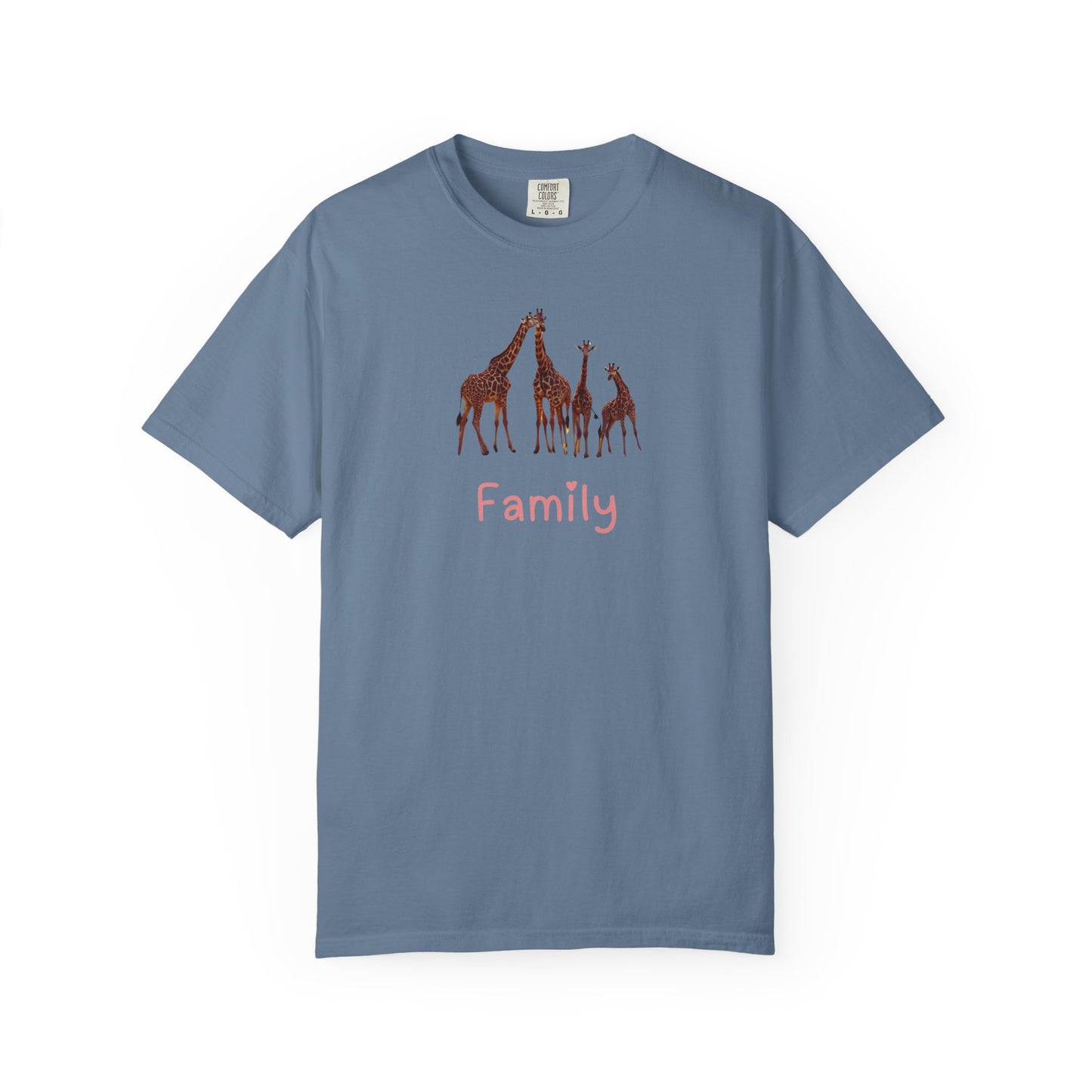 Family Giraffe Unisex T-Shirt - Cute Animal Graphic Tee