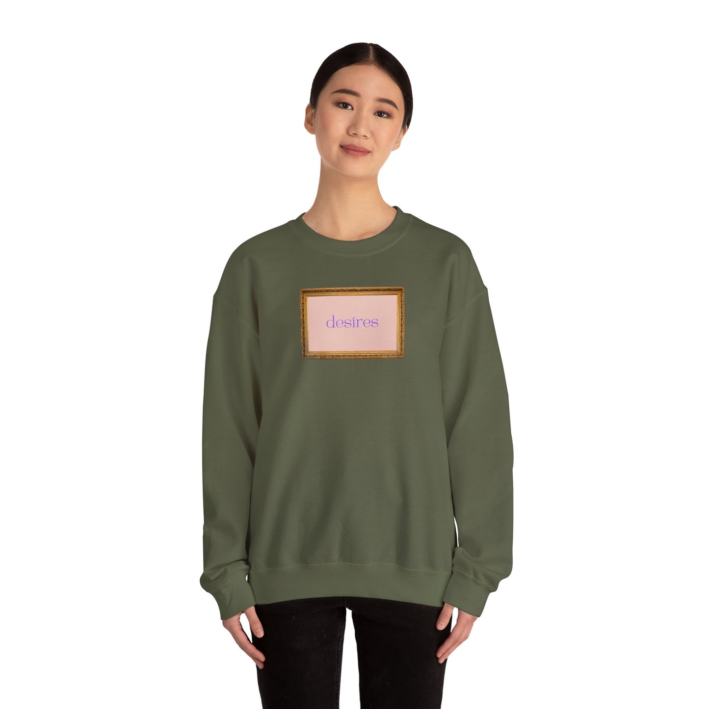 Framed Desires  Unisex Heavy Blend Crewneck Sweatshirt