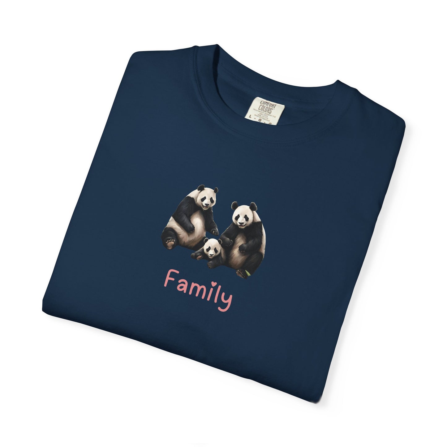 Panda Family Unisex T Shirt