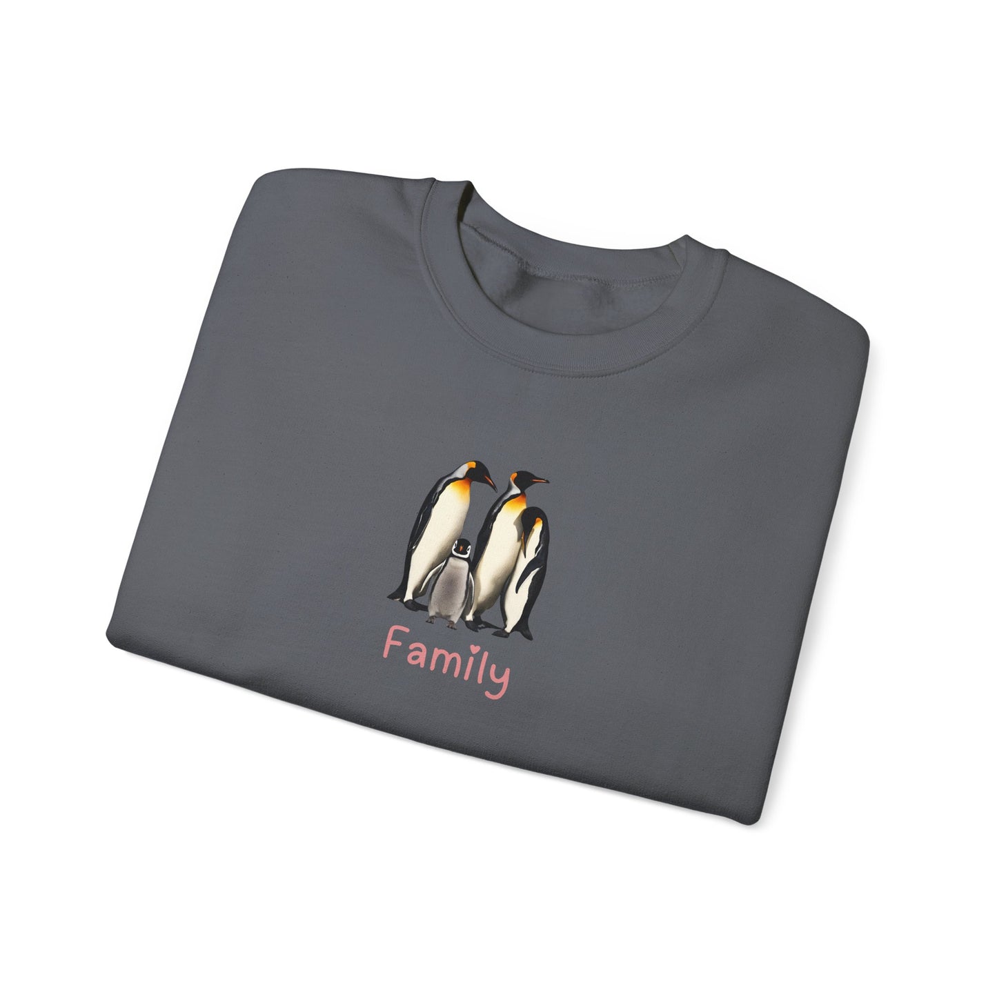 Penguin Family Unisex Crewneck Sweatshirt