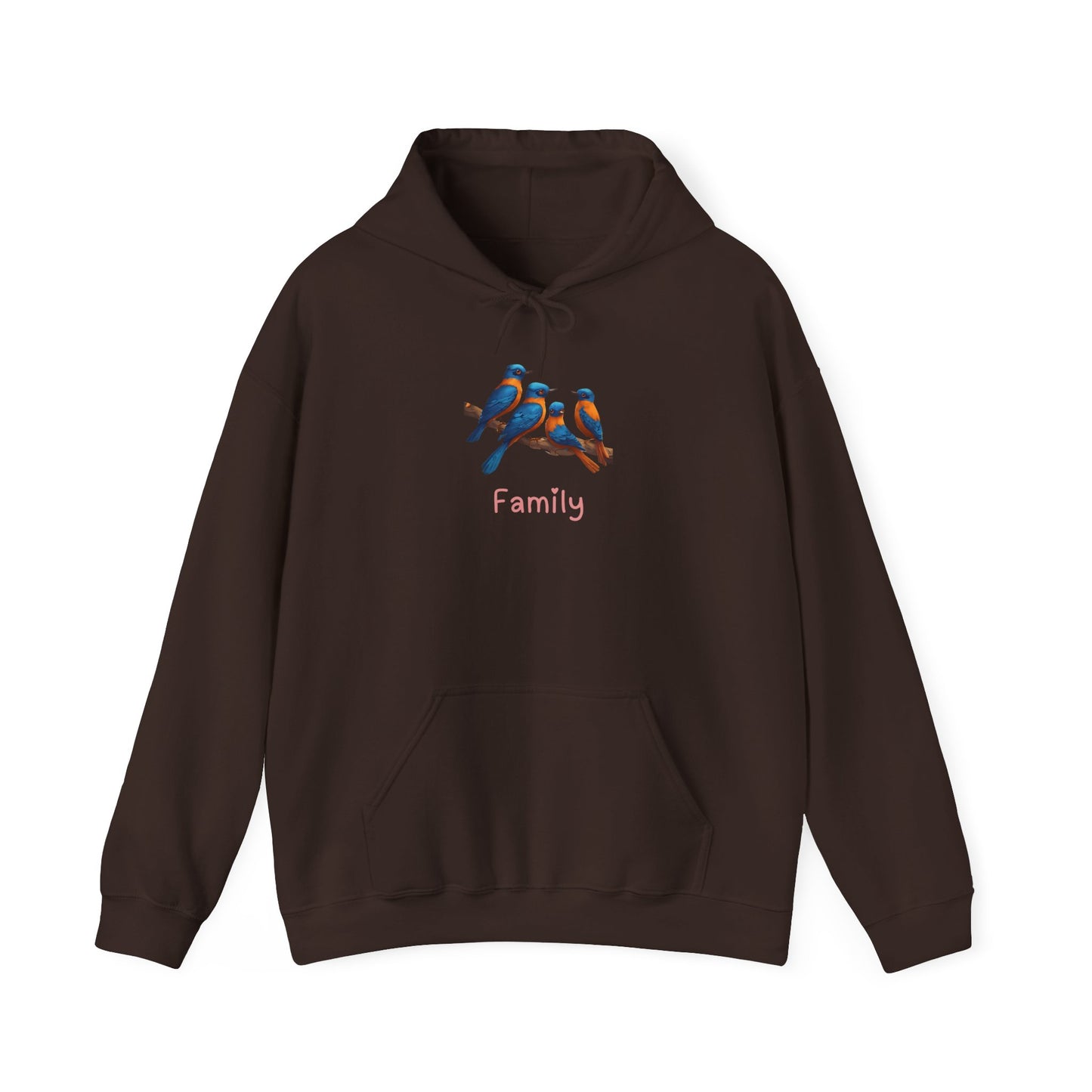 Bird Family Unisex Hooded Sweatshirt