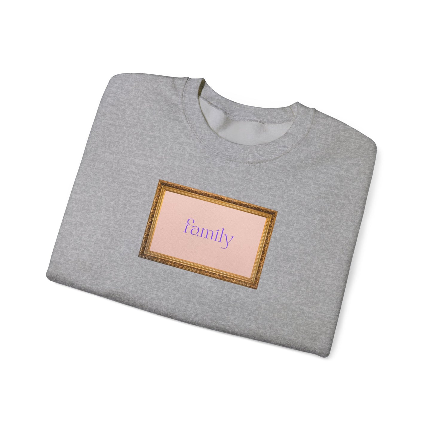 Framed Family Unisex Heavy Blend Crewneck Sweatshirt