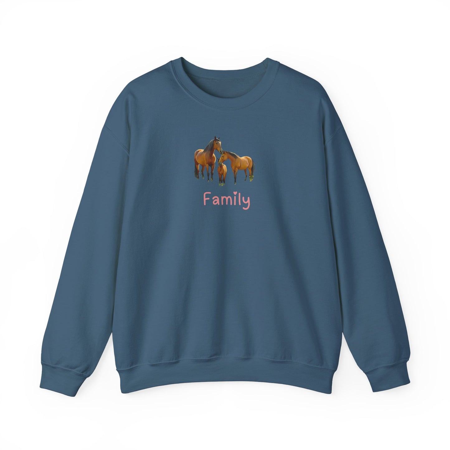 Horse Family Unisex Crewneck Sweatshirt