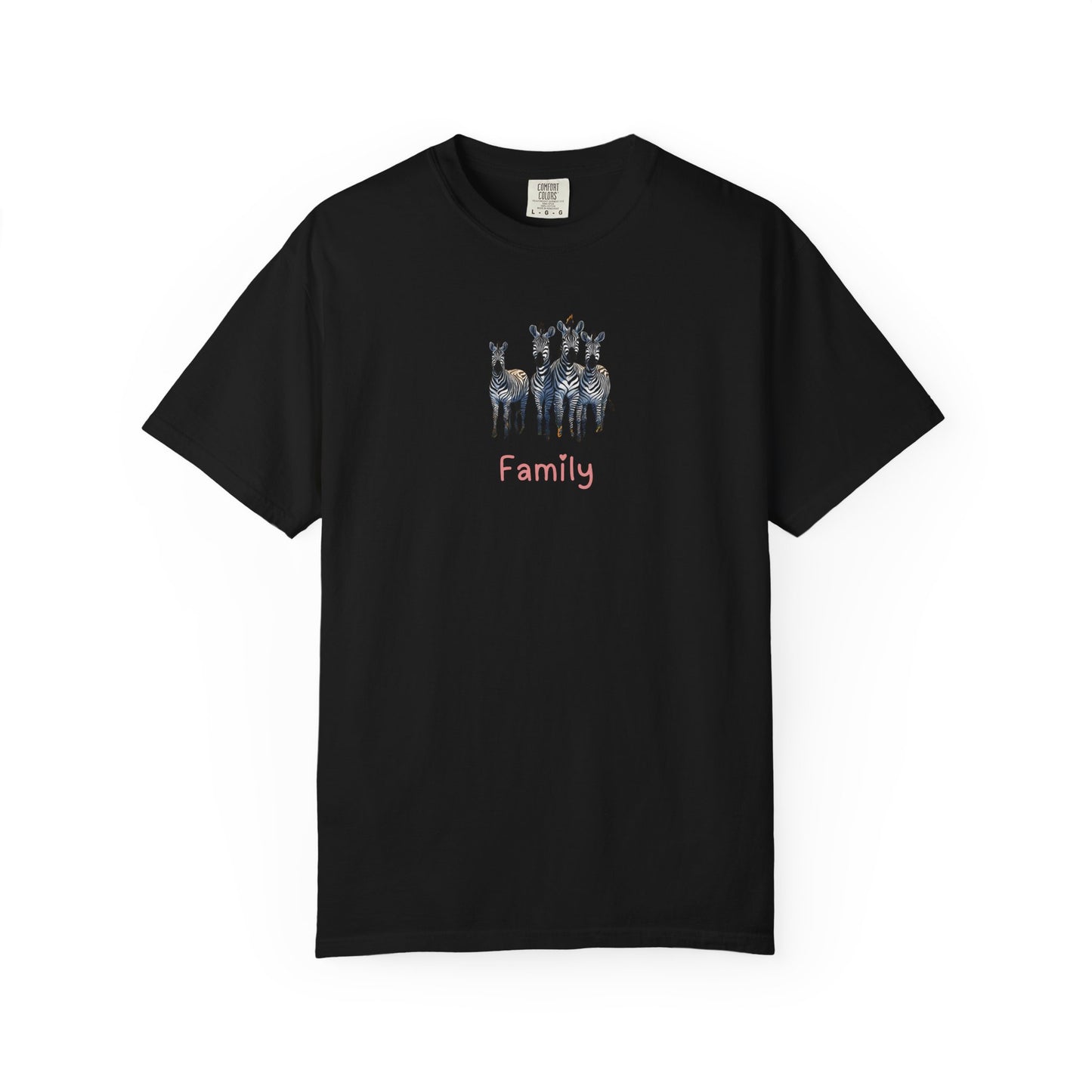 Zebra Family Unisex T Shirt