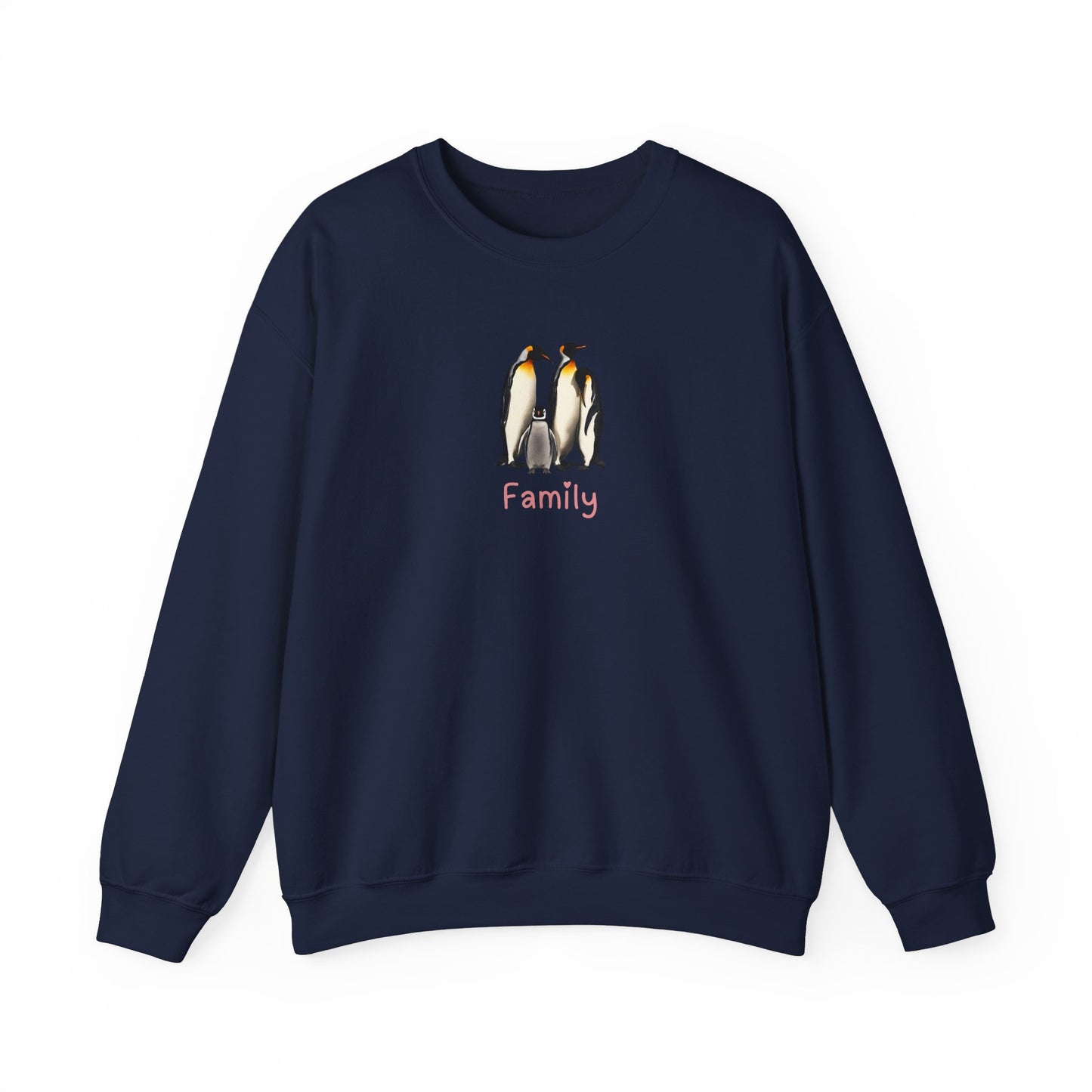 Penguin Family Unisex Crewneck Sweatshirt