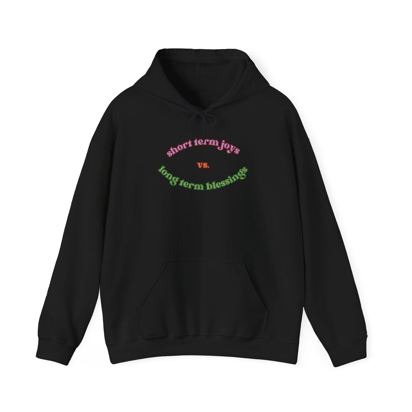 Short Term vs Long Term Unisex Heavy Blend Hooded Sweatshirt