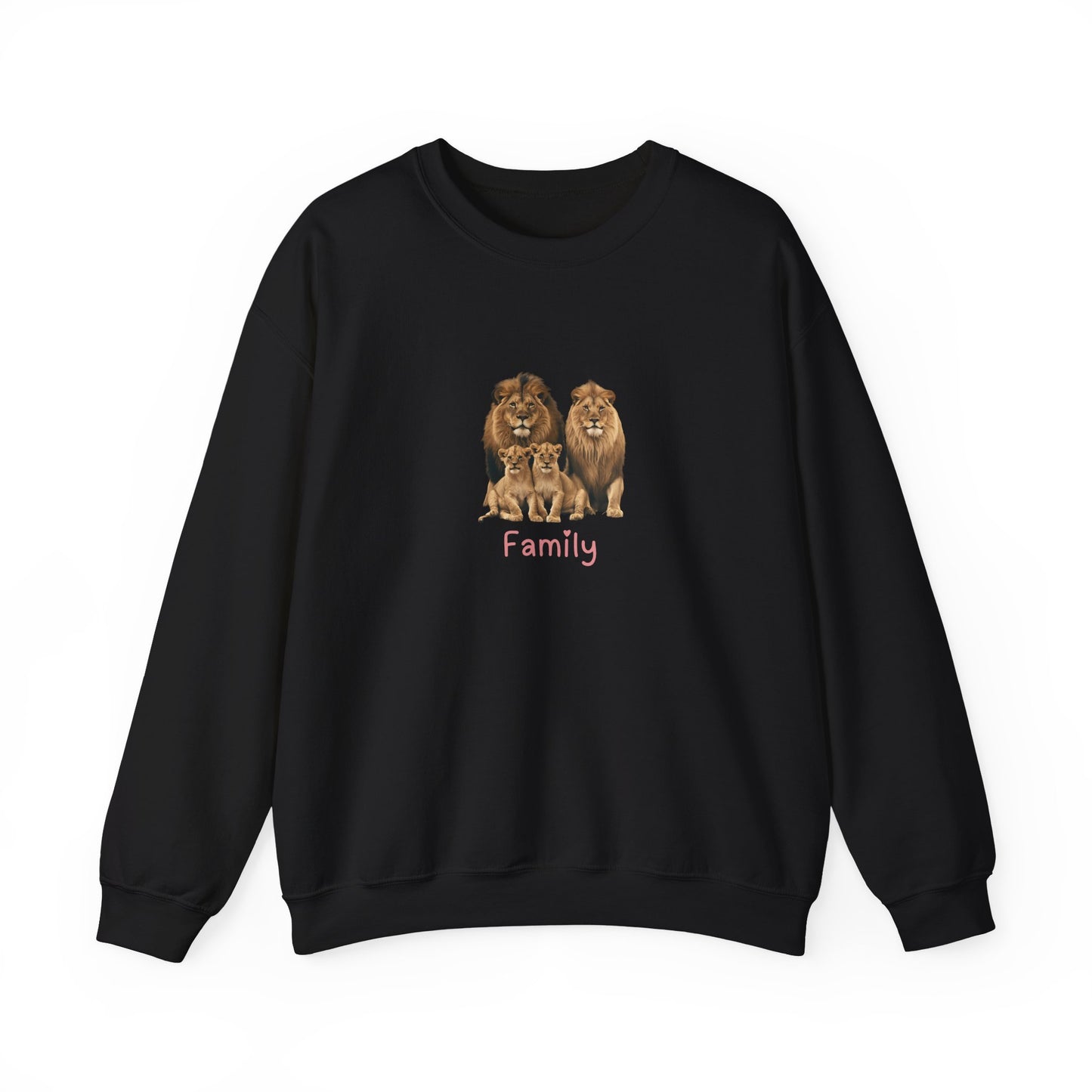 Lion Family Unisex Crewneck Sweatshirt