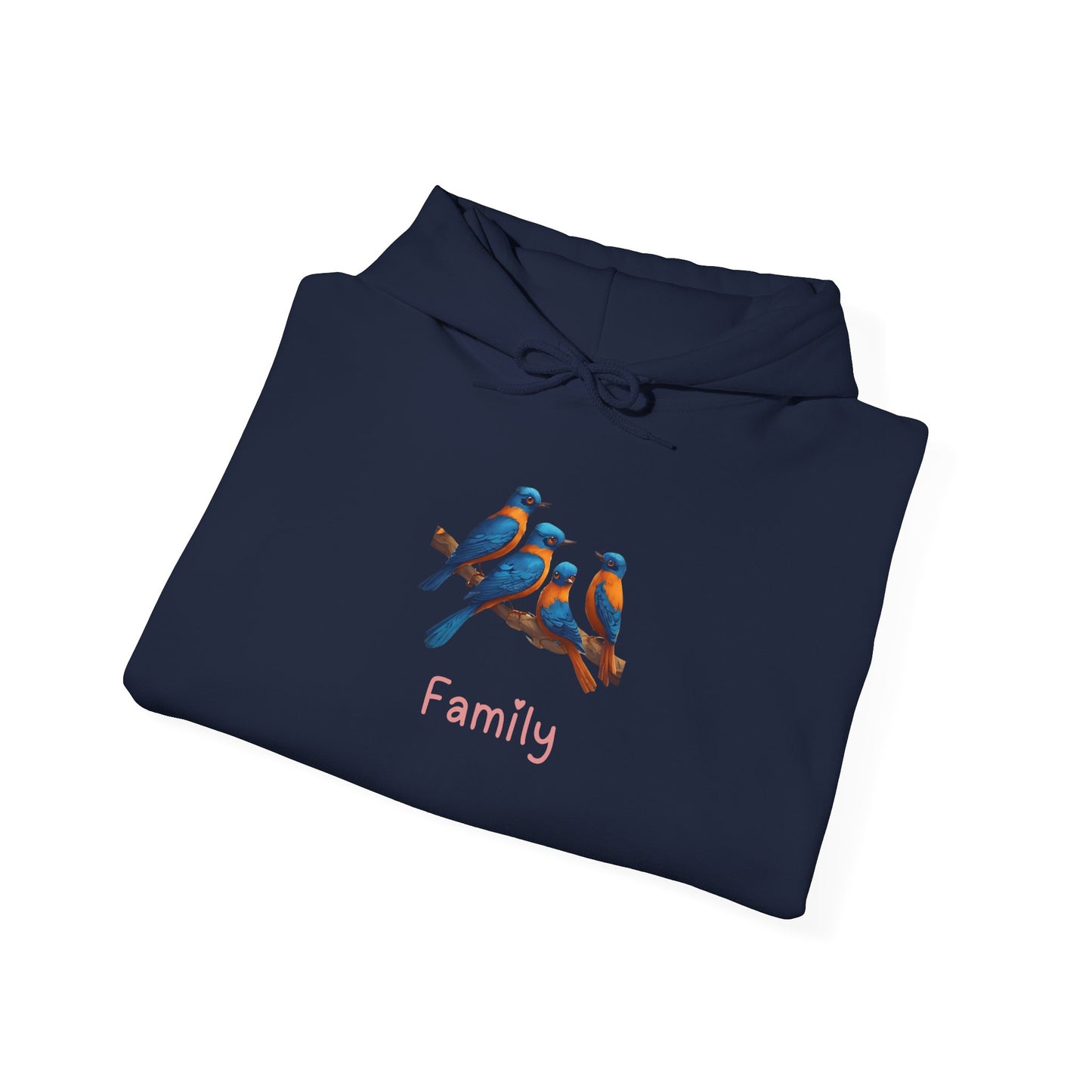 Bird Family Unisex Hooded Sweatshirt