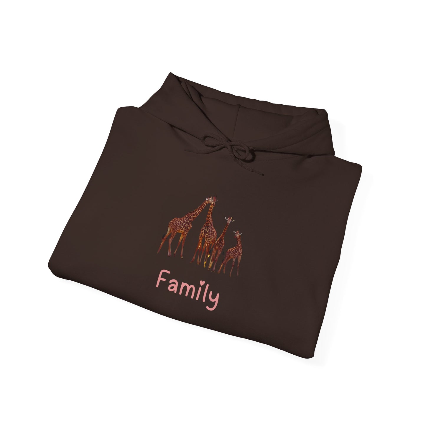 Family Giraffe Unisex Hooded Sweatshirt