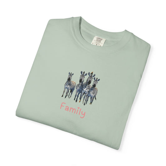 Zebra Family Unisex T Shirt