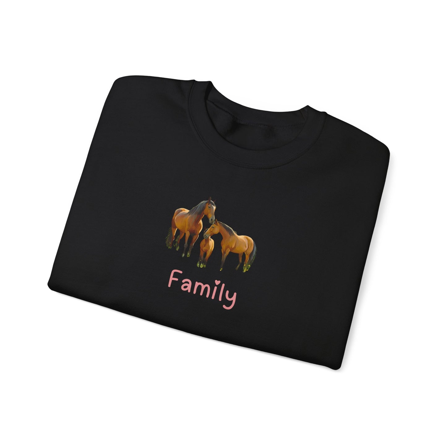Horse Family Unisex Crewneck Sweatshirt
