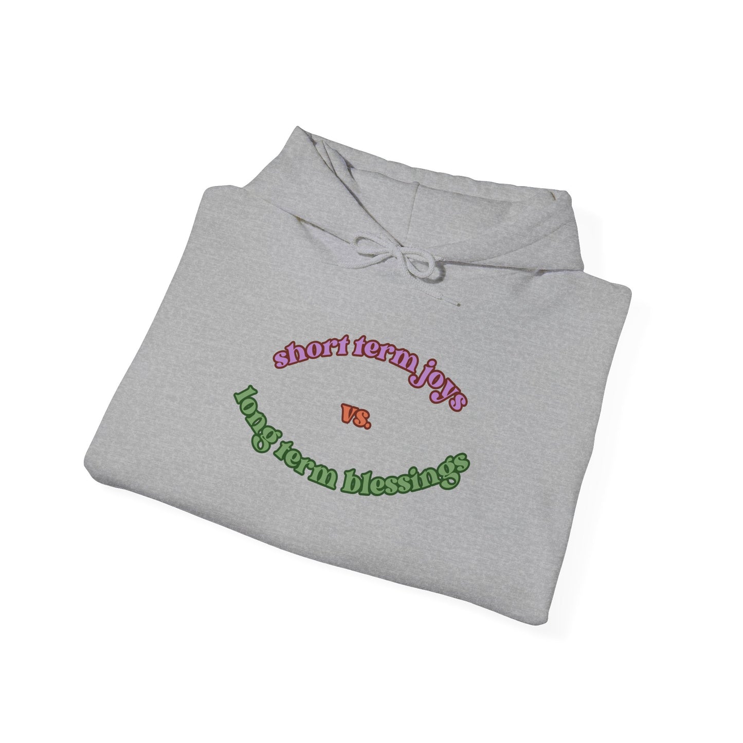 Short Term vs Long Term Unisex Heavy Blend Hooded Sweatshirt