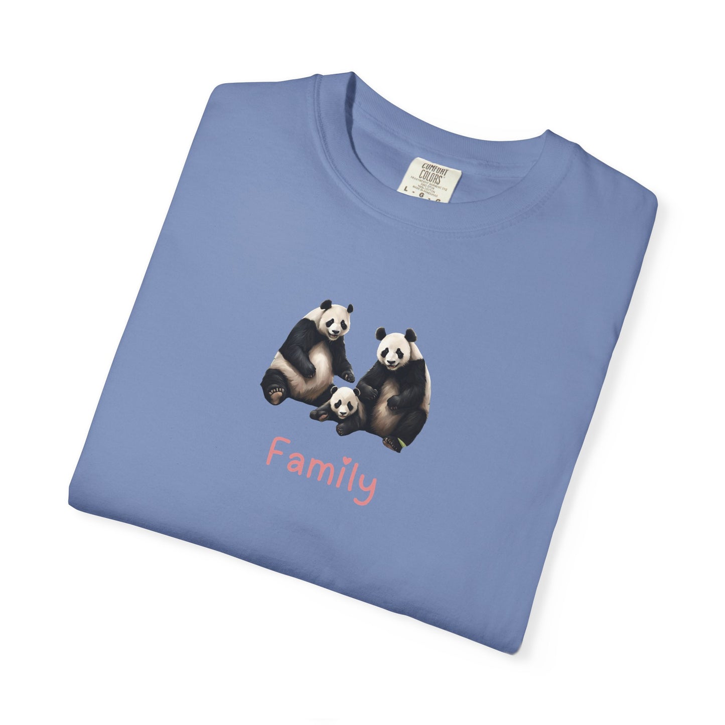 Panda Family Unisex T Shirt