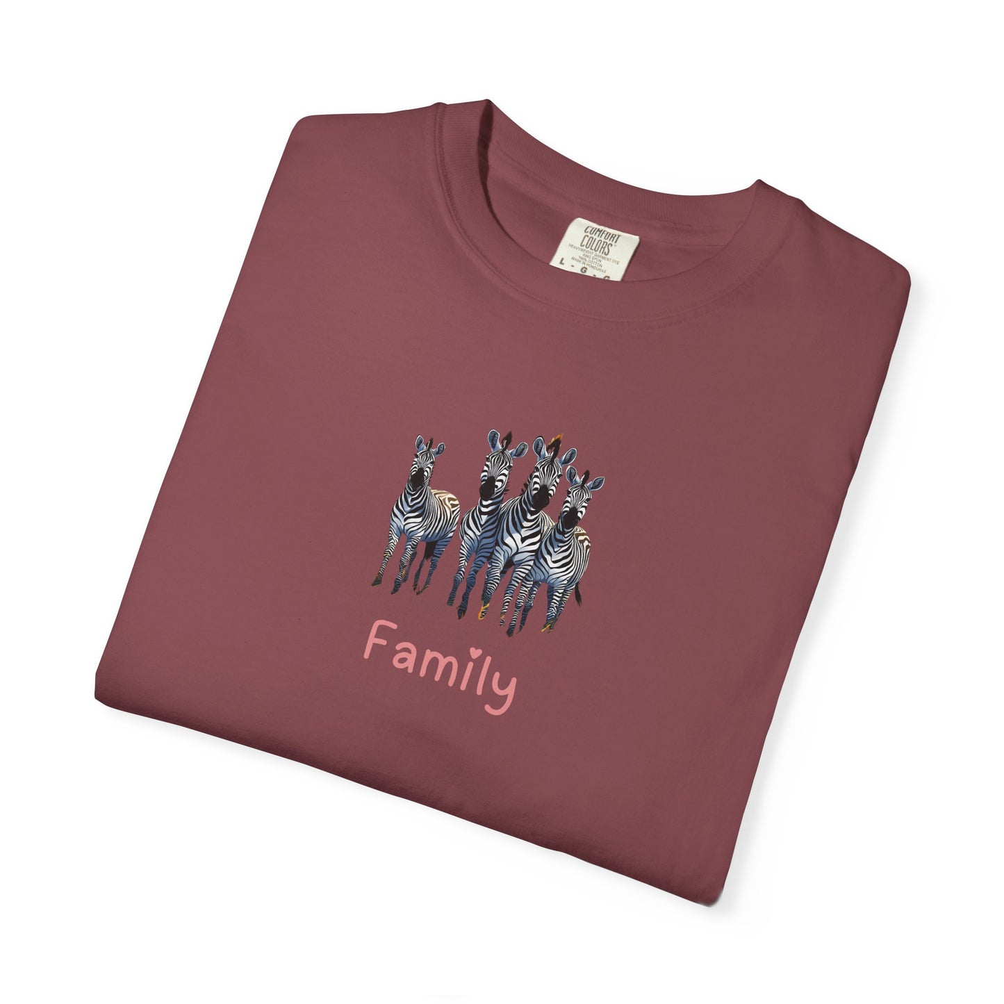 Zebra Family Unisex T Shirt