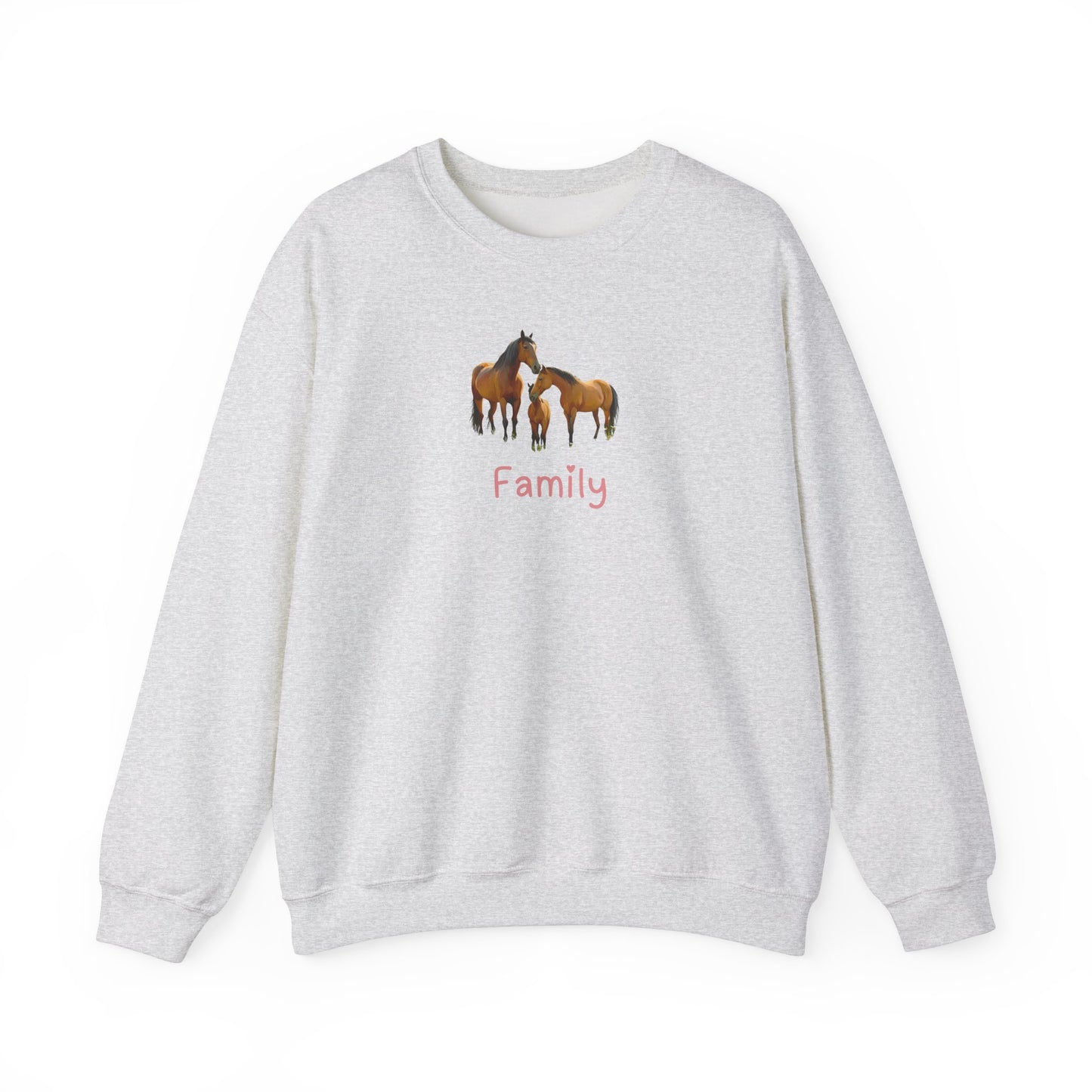 Horse Family Unisex Crewneck Sweatshirt