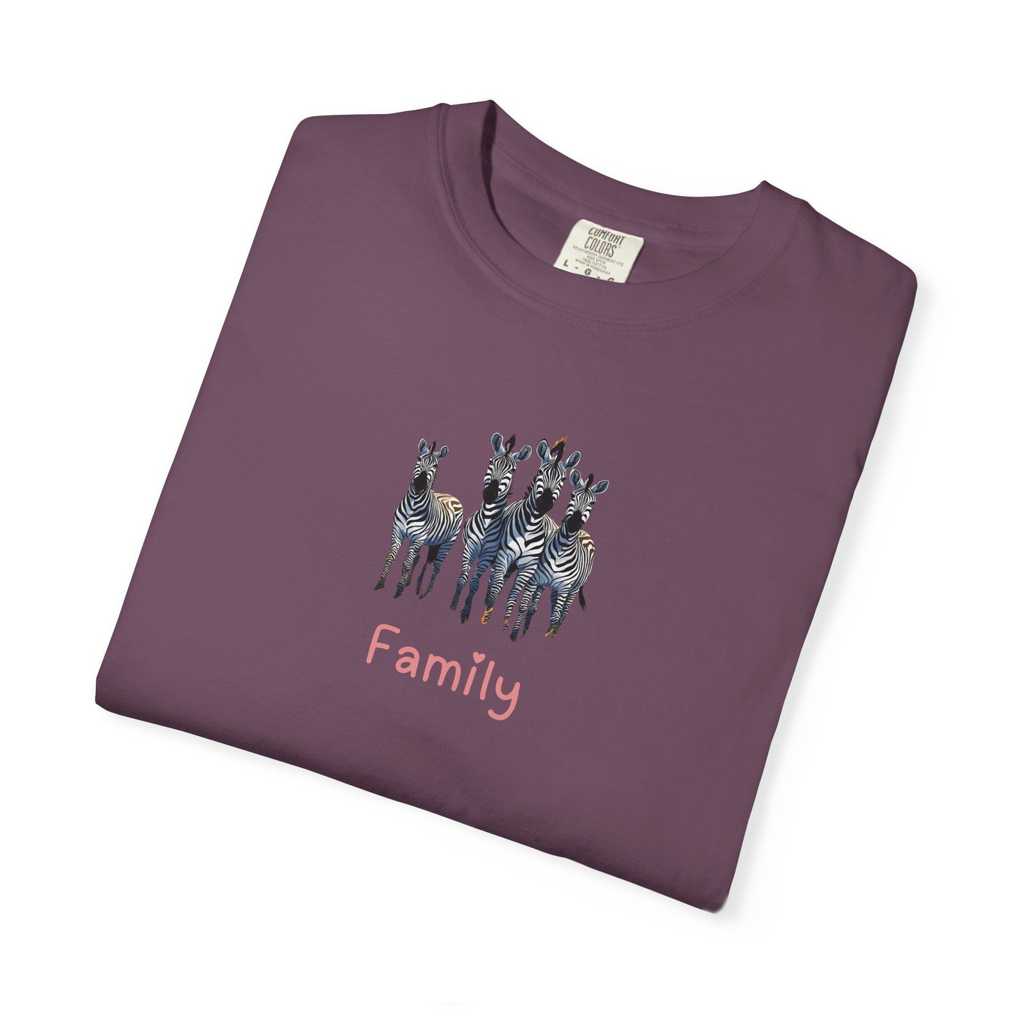 Zebra Family Unisex T Shirt