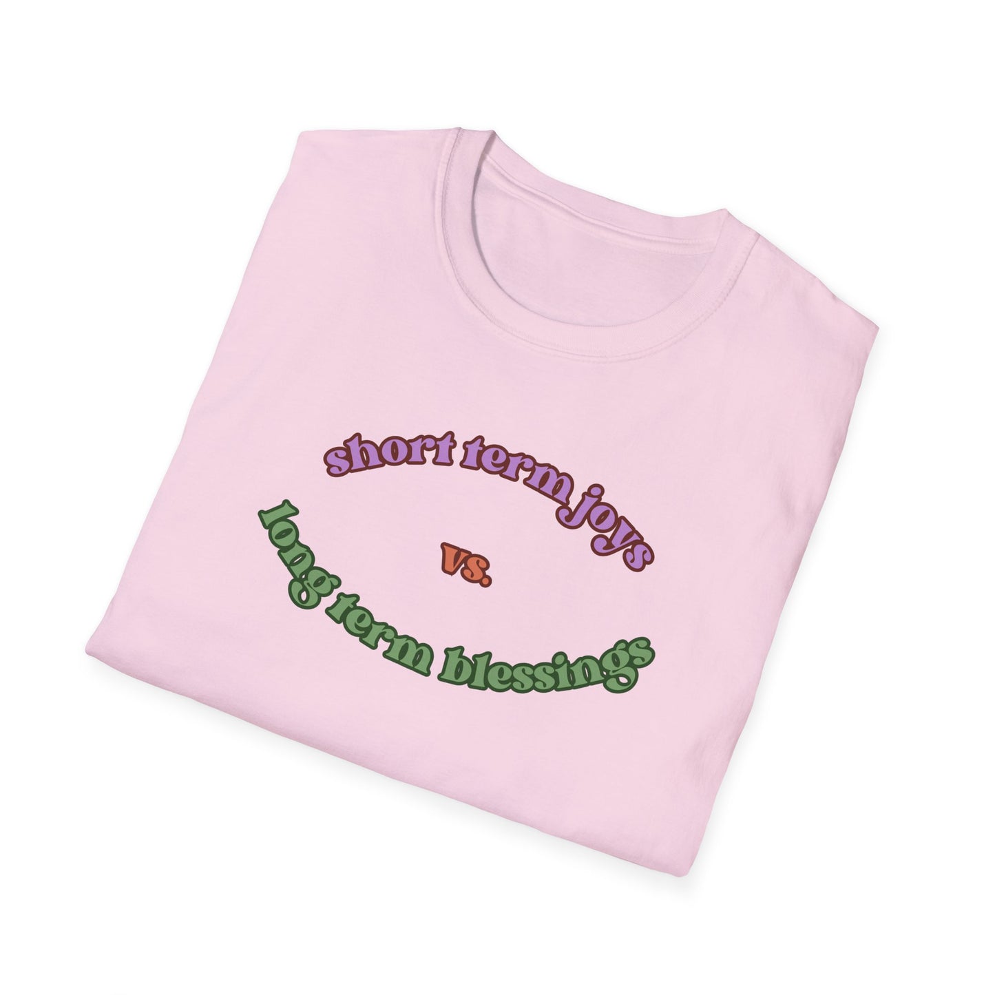 Short Term vs Long Term Unisex Soft T-Shirt