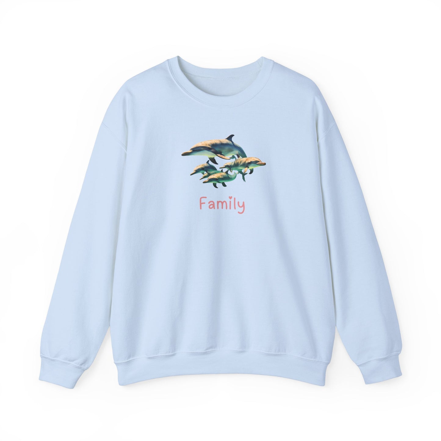 Dolphin Family Unisex Crewneck Sweatshirt
