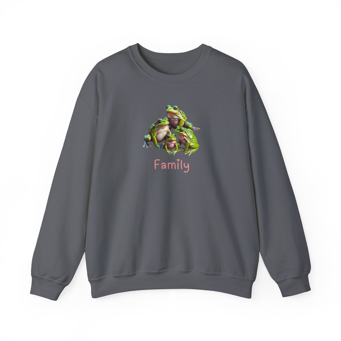 Frog Family Unisex Crewneck Sweatshirt