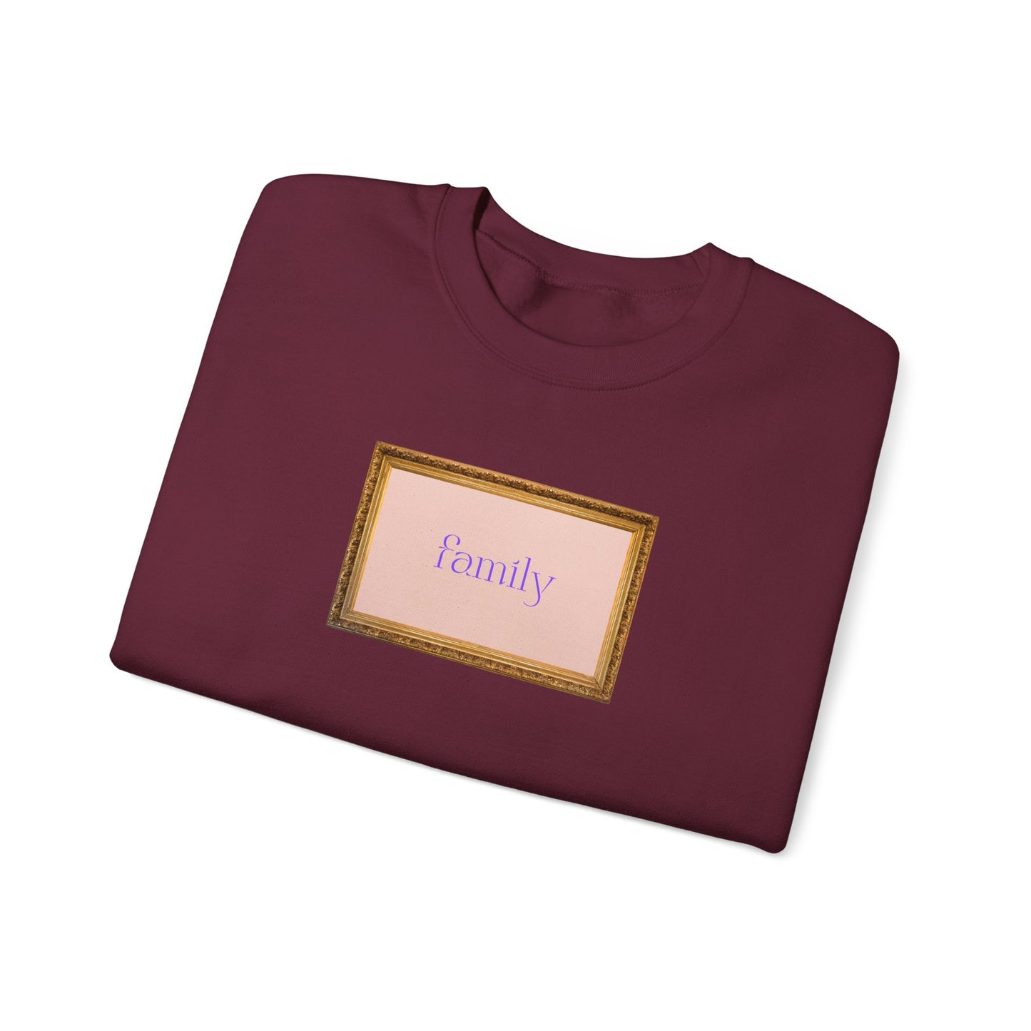 Framed Family Unisex Heavy Blend Crewneck Sweatshirt