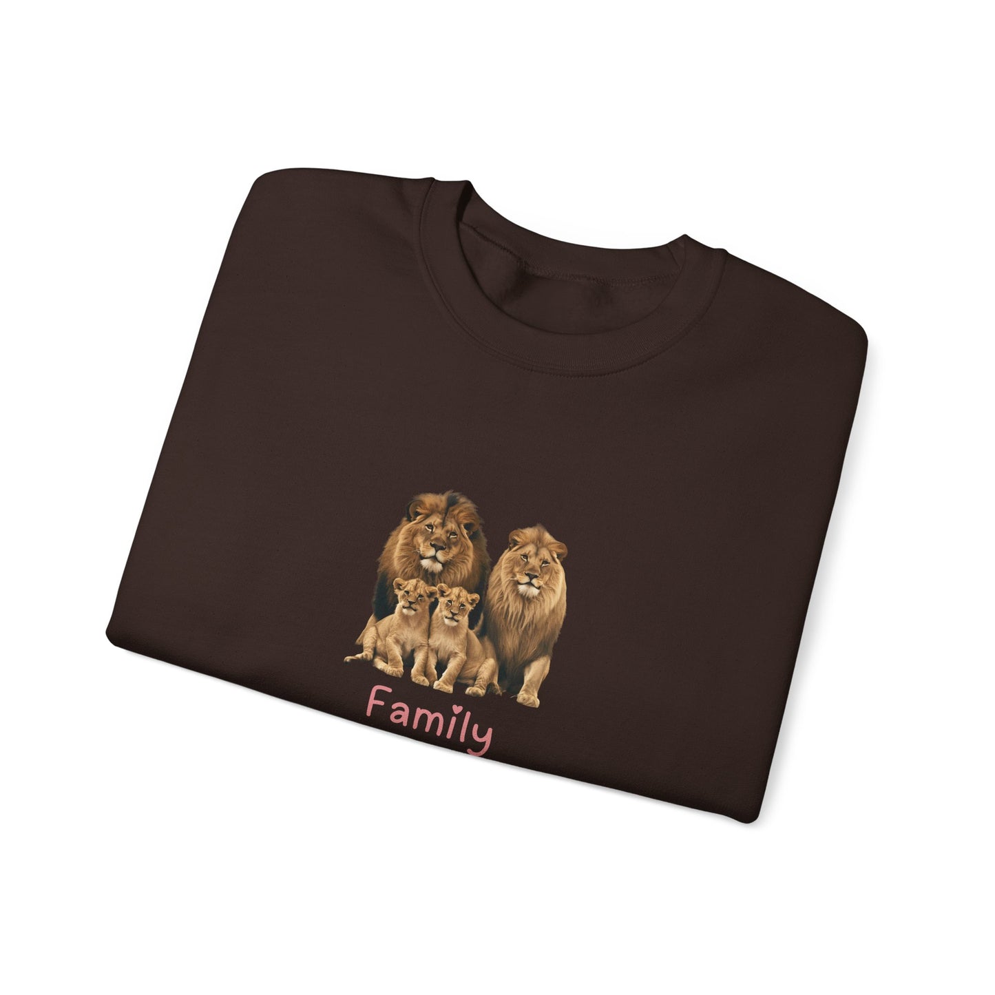 Lion Family Unisex Crewneck Sweatshirt