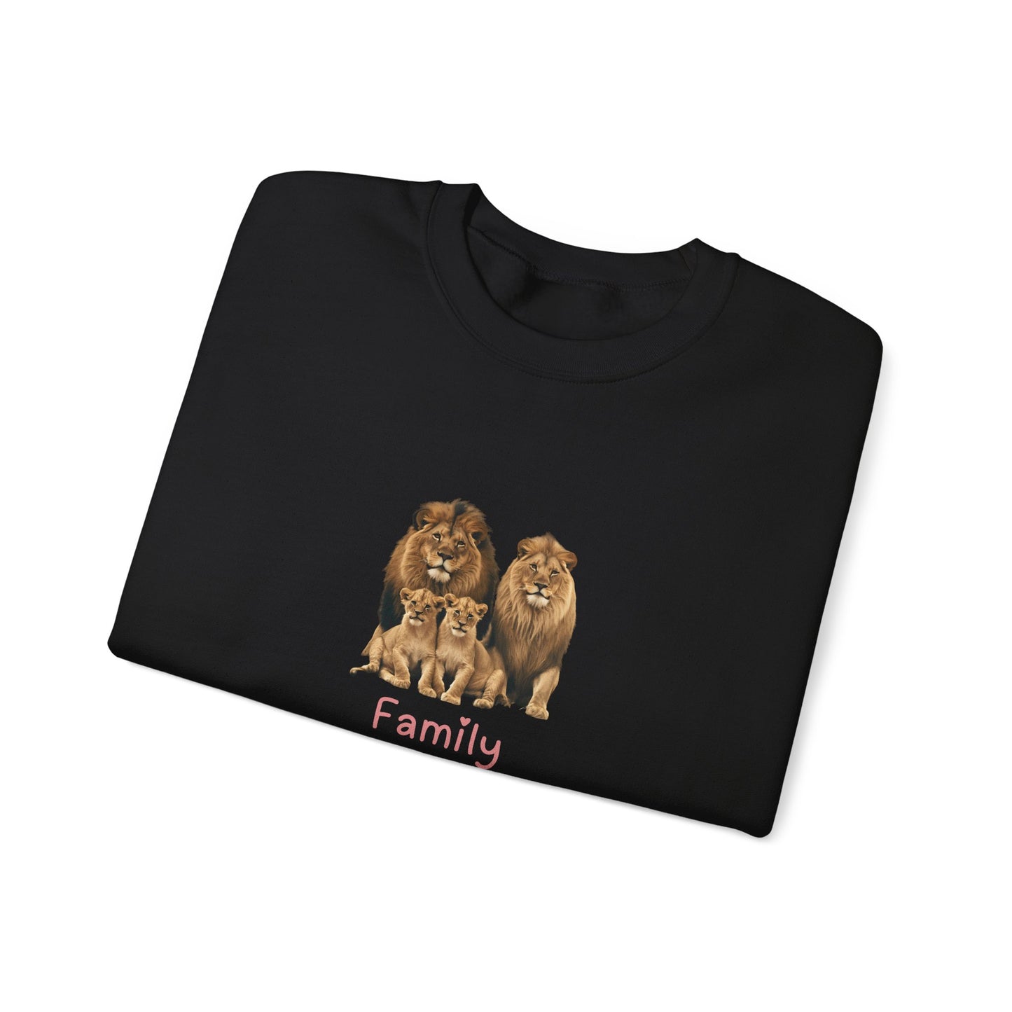 Lion Family Unisex Crewneck Sweatshirt